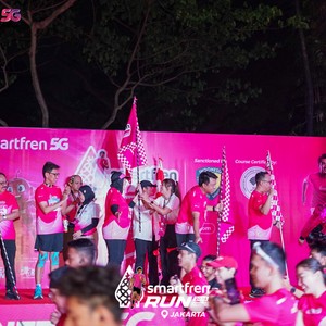 Race photo from SMARTFREN RUN 2026