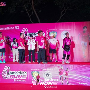 Race photo from SMARTFREN RUN 2026