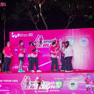 Race photo from SMARTFREN RUN 2026