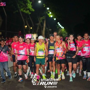 Race photo from SMARTFREN RUN 2026