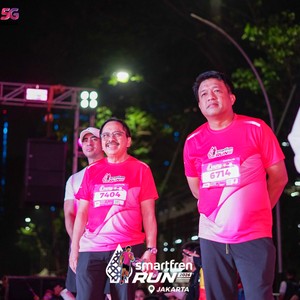 Race photo from SMARTFREN RUN 2026
