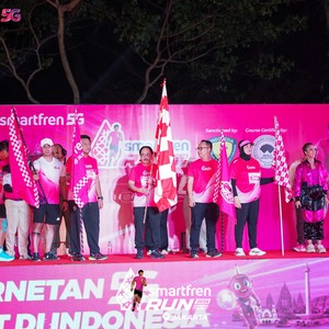 Race photo from SMARTFREN RUN 2026