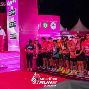 Race photo from SMARTFREN RUN 2026