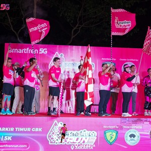 Race photo from SMARTFREN RUN 2026
