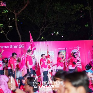 Race photo from SMARTFREN RUN 2026