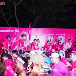 Race photo from SMARTFREN RUN 2026