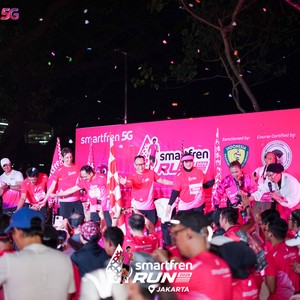 Race photo from SMARTFREN RUN 2026