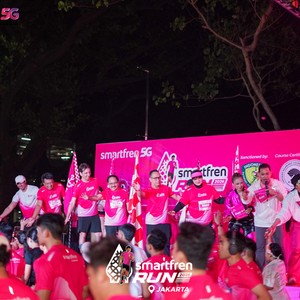 Race photo from SMARTFREN RUN 2026