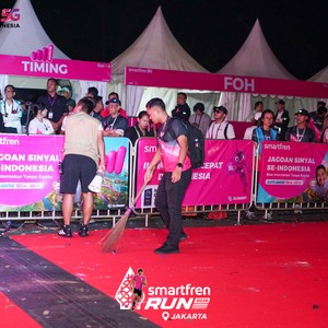 Race photo from SMARTFREN RUN 2026