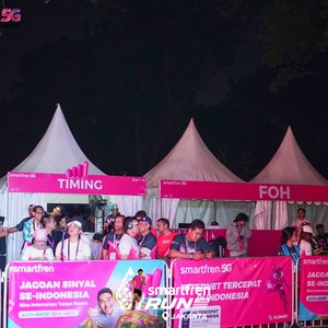 Race photo from SMARTFREN RUN 2026