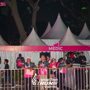Race photo from SMARTFREN RUN 2026