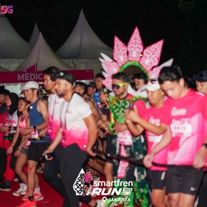Race photo from SMARTFREN RUN 2026
