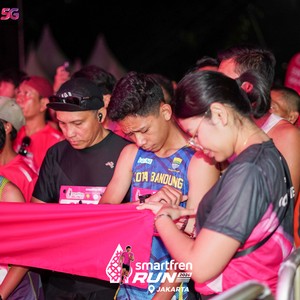 Race photo from SMARTFREN RUN 2026