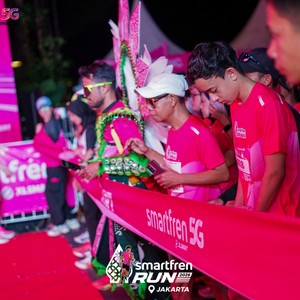 Race photo from SMARTFREN RUN 2026