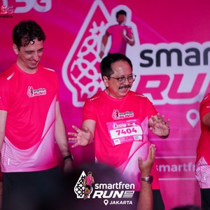 Race photo from SMARTFREN RUN 2026