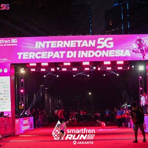 Race photo from SMARTFREN RUN 2026