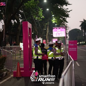 Race photo from SMARTFREN RUN 2026
