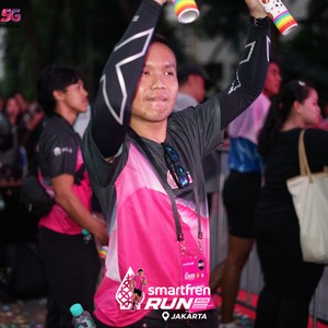 Race photo from SMARTFREN RUN 2026