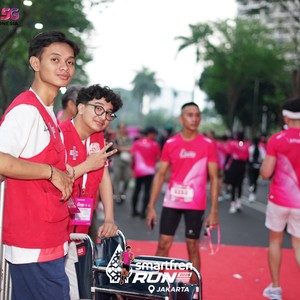 Race photo from SMARTFREN RUN 2026
