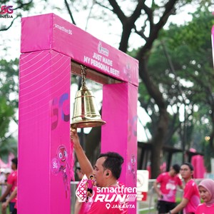 Race photo from SMARTFREN RUN 2026