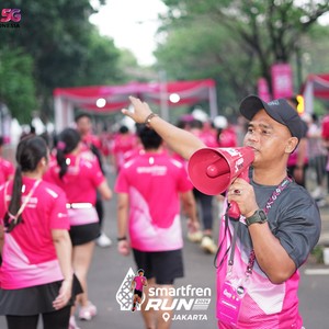 Race photo from SMARTFREN RUN 2026