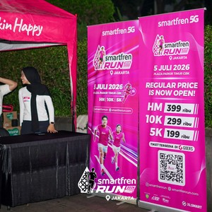 Race photo from SMARTFREN RUN 2026 VIBES