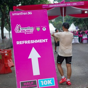 Race photo from SMARTFREN RUN 2026