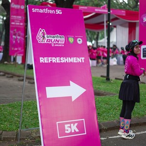Race photo from SMARTFREN RUN 2026