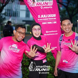 Race photo from SMARTFREN RUN 2026 VIBES