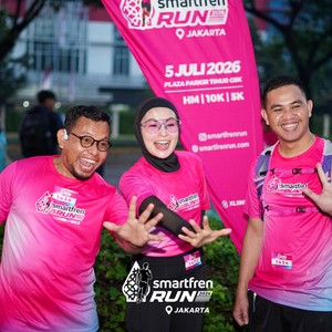 Race photo from SMARTFREN RUN 2026 VIBES