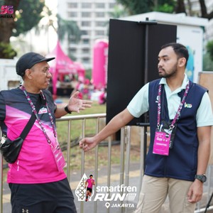 Race photo from SMARTFREN RUN 2026