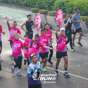 Race photo from SMARTFREN RUN 2026 VIBES