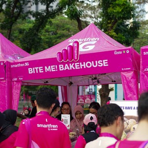 Race photo from SMARTFREN RUN 2026