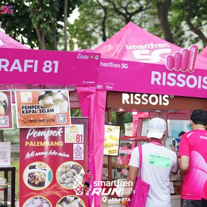 Race photo from SMARTFREN RUN 2026