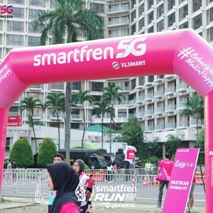 Race photo from SMARTFREN RUN 2026