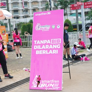 Race photo from SMARTFREN RUN 2026