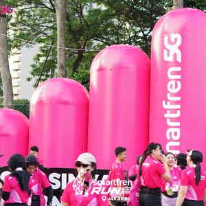 Race photo from SMARTFREN RUN 2026