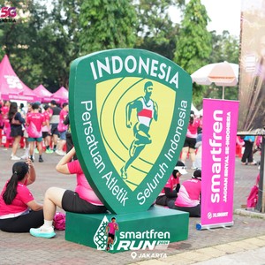 Race photo from SMARTFREN RUN 2026