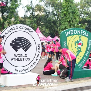 Race photo from SMARTFREN RUN 2026