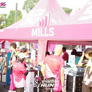Race photo from SMARTFREN RUN 2026