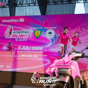 Race photo from SMARTFREN RUN 2026