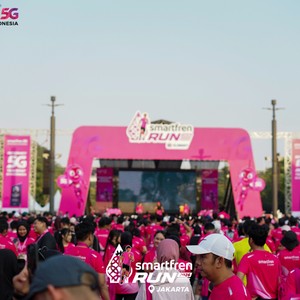 Race photo from SMARTFREN RUN 2026