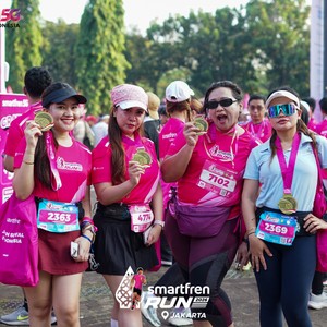 Race photo from SMARTFREN RUN 2026