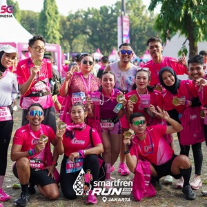 Race photo from SMARTFREN RUN 2026