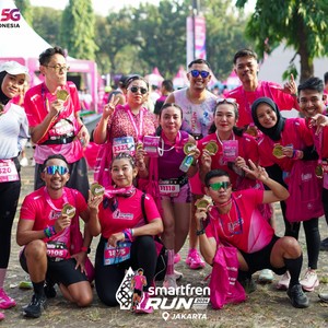 Race photo from SMARTFREN RUN 2026