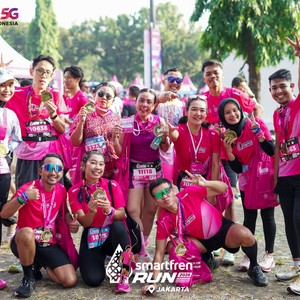 Race photo from SMARTFREN RUN 2026