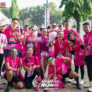 Race photo from SMARTFREN RUN 2026