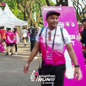 Race photo from SMARTFREN RUN 2026