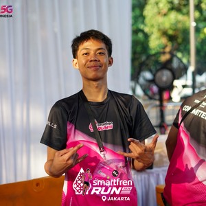 Race photo from SMARTFREN RUN 2026
