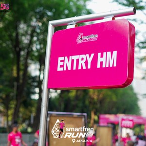 Race photo from SMARTFREN RUN 2026